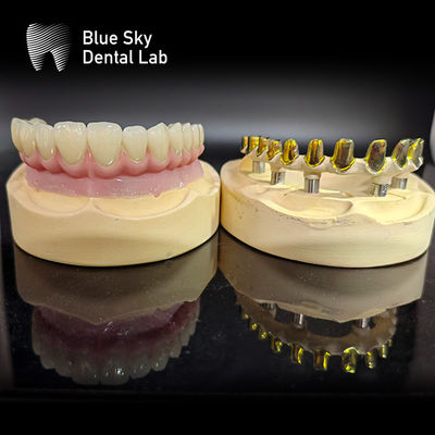 خرید پیچ نگه داشته شده MUA ستون ایمپلنت موارد تاج Zirconia چند لایه برزیلی صورتی با تعمیر آسان online manufacture